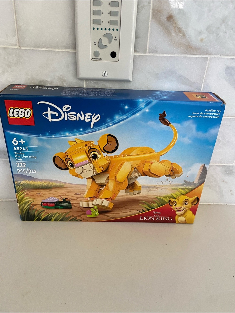 LEGO Disney Simba Cub Building Set - Yellow, Brown, Black